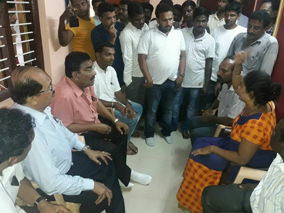 ಡಿಎಸ್‌ಎಸ್, ಸಿಪಿಎಂ ನಿಯೋಗದಿಂದ ಕಾವ್ಯಾ ಪೋಷಕರ ಭೇಟಿ